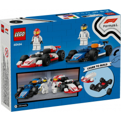 Klocki LEGO 60464 F1 Bolidy Williams Racing i Haas F1 CITY